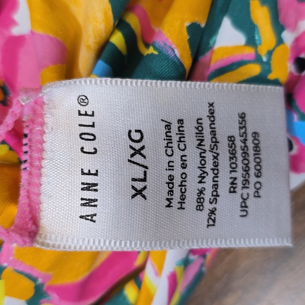 Anne Cole Floral High Waist Bikini Set - Picture 13 of 13